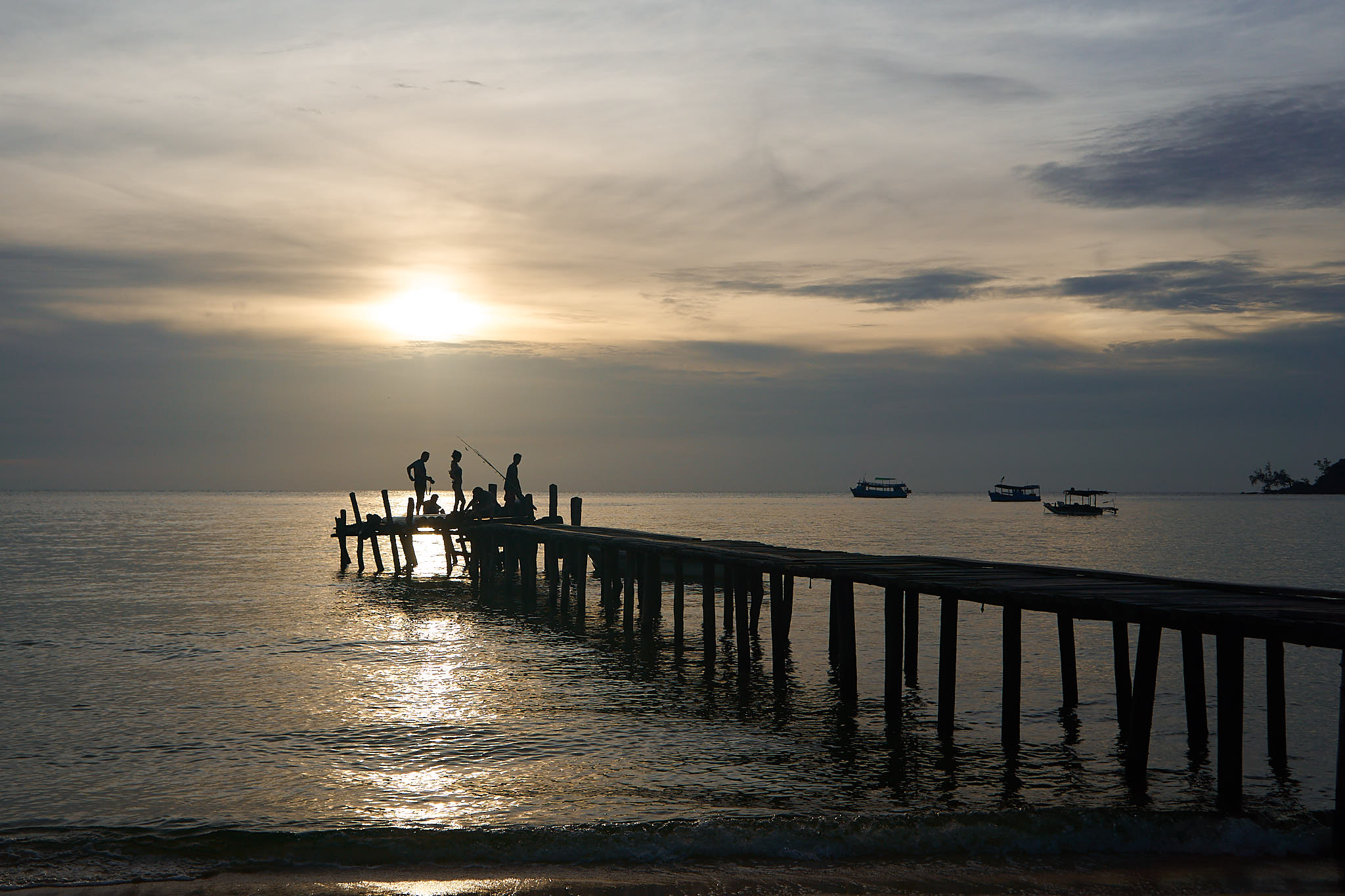 Koh Rong Samloem jetty