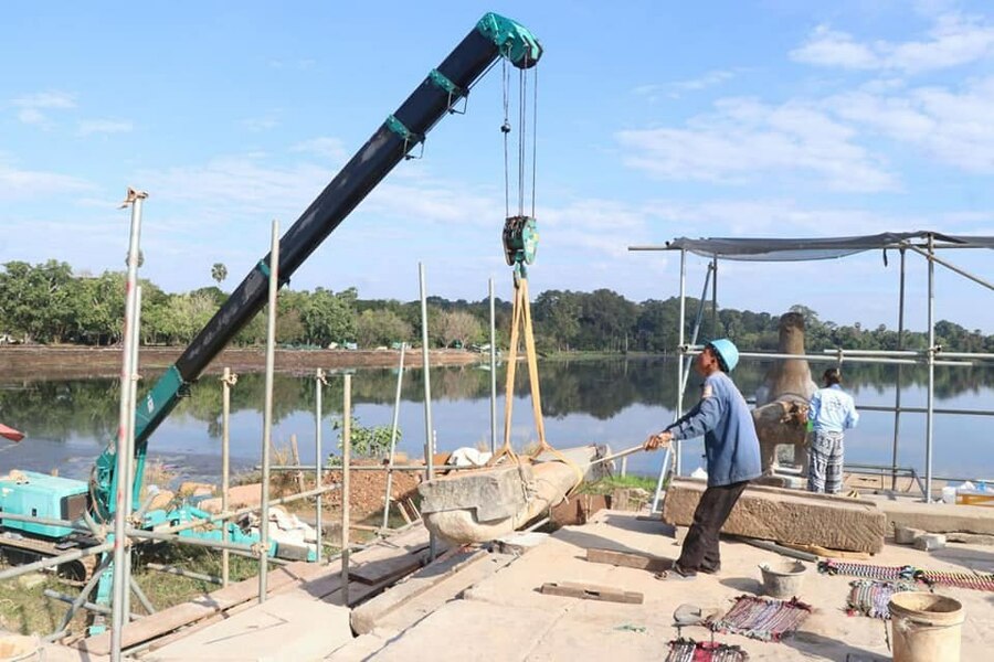 Restoration of Angkor Wat Causeway Almost Complete